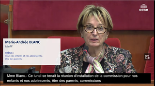 Marie-Andrée Blanc, présidente de l'Unaf